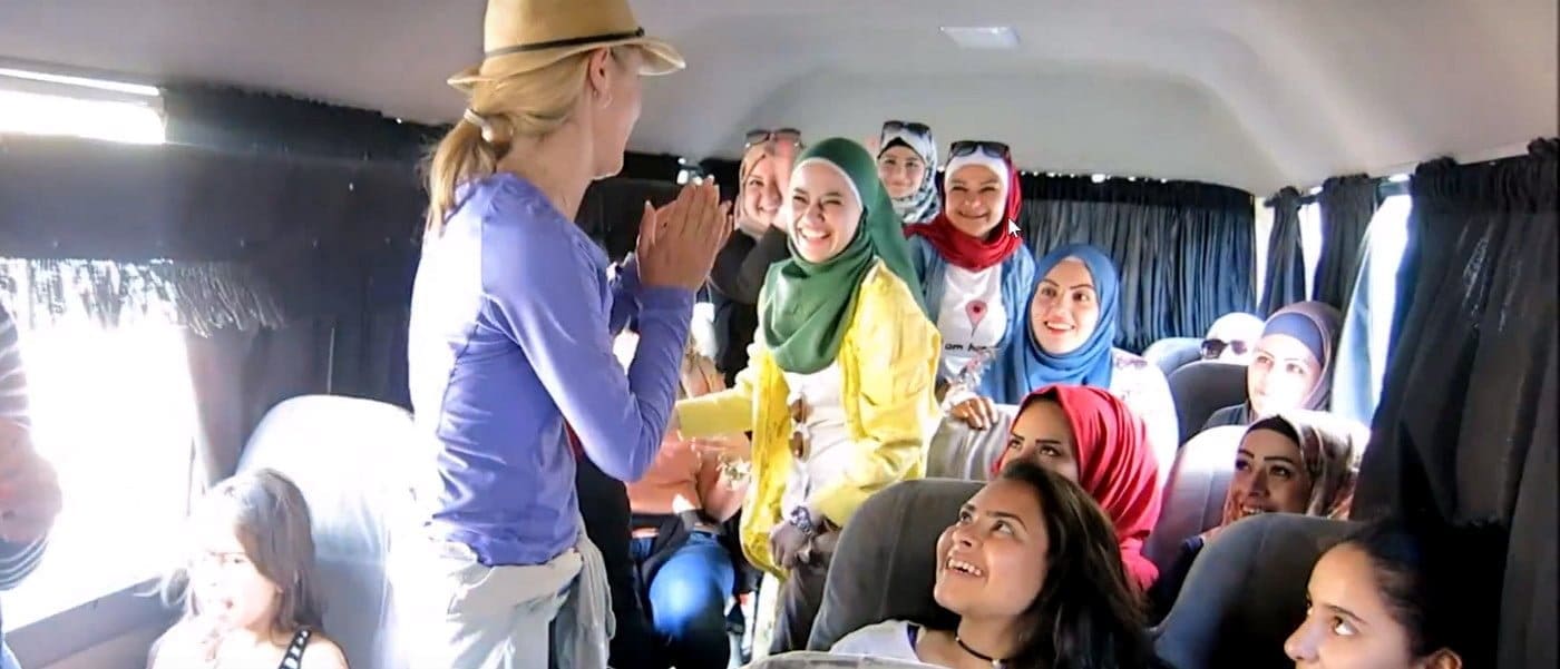 Hitchhiking on a Party Bus in Jordan – HoneyTrek