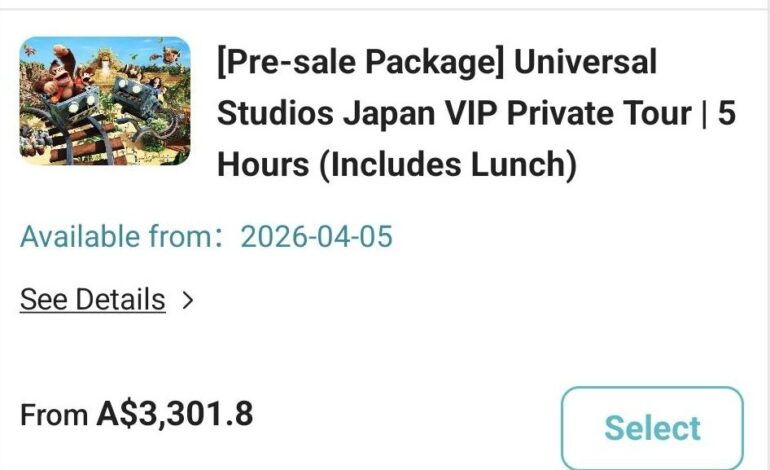 Universal Studios Japan VIP Pre-Sale Tour Beginners Guide